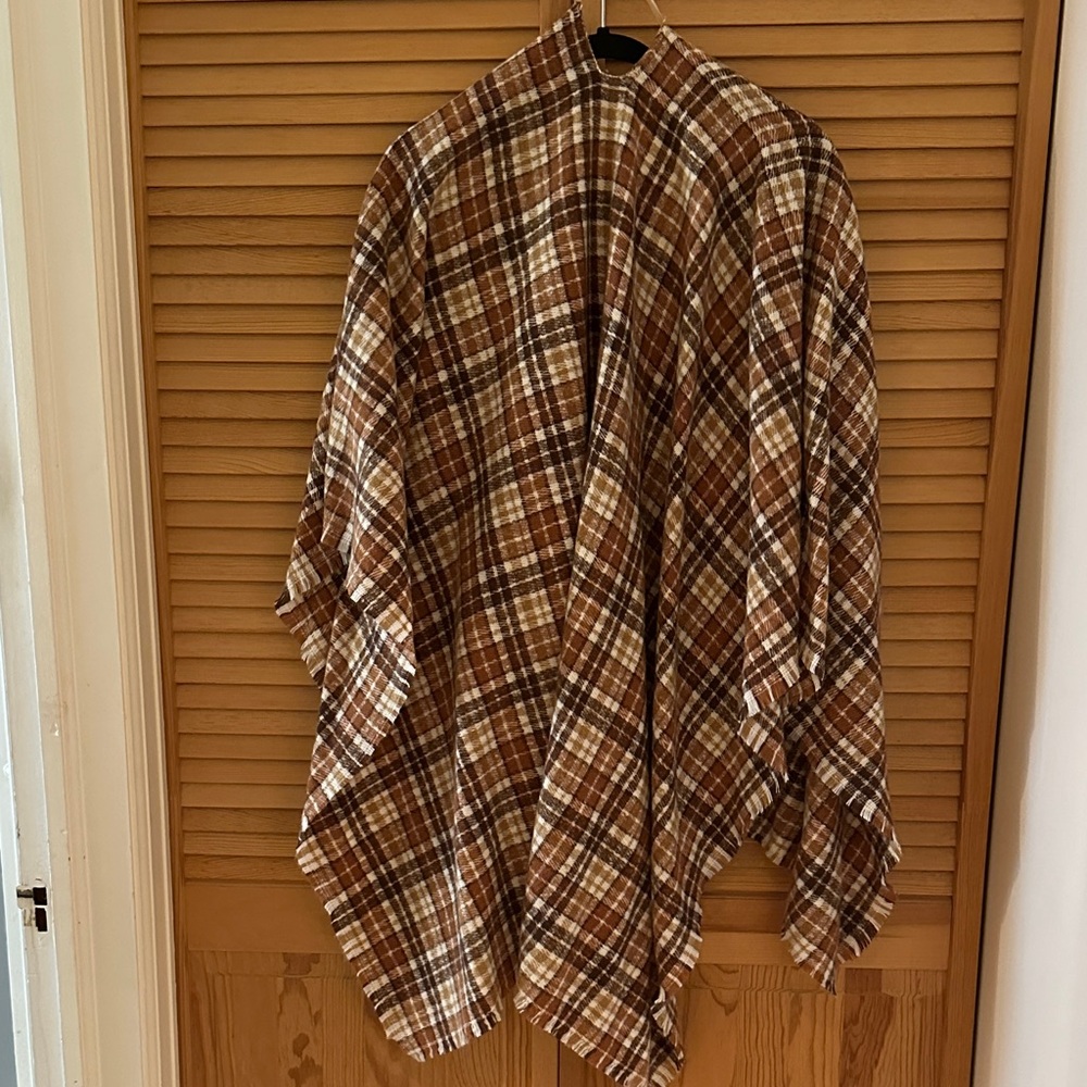 Plaid Brown and Cream Shall